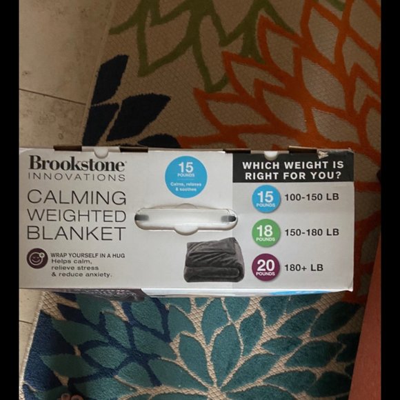 Brookstone Calming Weighted Throw Blanket - Picture 6 of 6